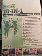 Moringa 10-in-1 Advanced Nano Microneedle Patch (7pcs/box) New .