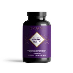 NAOMI Italian Citrus Bergamot 1000mg Extra Strength Cholesterol Support 60ct