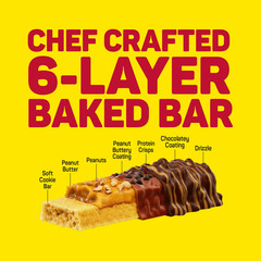 2-Pack FITCRUNCH Protein Bars, 16g Protein, Chocolate Peanut Butter, 1.62 oz, 18
