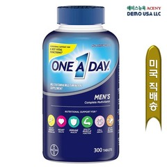 [1] One A Day Men’s Multivitamin 300 Tablets ( Energy Immune Heart Health)