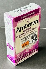 Amberen Advanced Perimenopause Relief Smart-B Complex – 60 Capsules – BB: 05/25