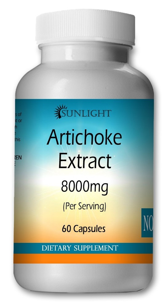 Best Natural Artichoke Extract Capsules – 8000mg – Super Strength Caps