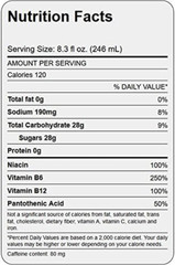 Liquid Ice Energy Drink Regular High Performance Vitamins 8.3 Fl Oz Pack of 24