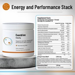 Everdrive Hangover Supplement | 2-Step Night & Morning Hangover Drink Mix