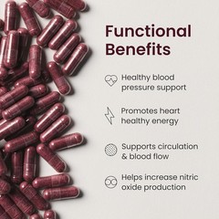 Superbeets Beet Root Capsules Quick Release 1000Mg, Helps Support Nitric Oxide P