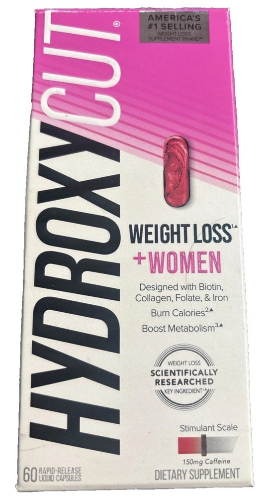 Hydroxycut for Women Powerful Weight Loss Supplement 60 Capsules Exp 2027