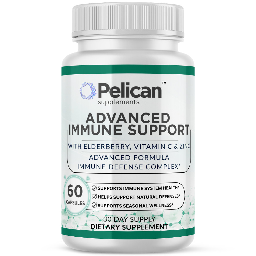 Pelican Advanced Immune Support – Immune Health & Wellness – 60 Capsules