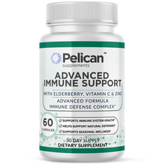 Pelican Advanced Immune Support – Immune Health & Wellness – 60 Capsules