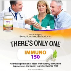 Immuno 150 Immune Support Supplement – 150 Veg Capsules Vitamins & Minerals