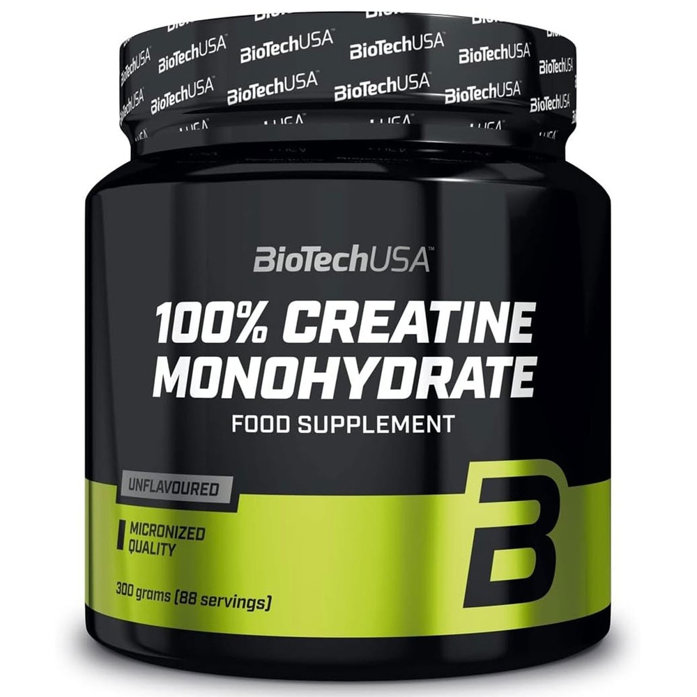 BIOTECH 100% CREATINE MONOHYDRATE – 300g – Micronized Creatine – Energy Strength