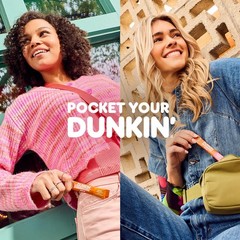 Dunkin’ Zero Sugar Refreshers Singles To Go Powdered drink mix packets, Straw…