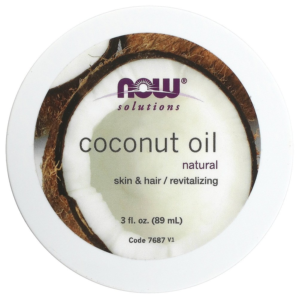 Solutions, Coconut Oil, Natural, 3 fl oz (89 ml)