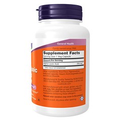 3 x NOW High Potency Alpha Lipoic Acid 250 mg 120 VCaps Antioxidant