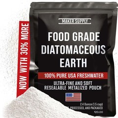 Food Codex Grade Ultra-Fine DE in 2.4oz Resealable Pouch – Pure & Organic