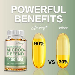 Microb-Defend 400mg – for Intestinal Health – with Thyme, Clove & Oregano Oils