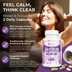 Korella Saffron Extract [88.5Mg] for Stress, Mood & Focus – Natural