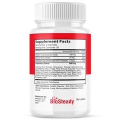 (5 Pack) Biosteady Capsules Blood Optimizer Bio Steady Regulate Sugar (300 ct)