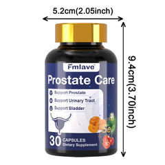 Prostate Support Supplement with Saw Palmetto Extract Pumpkin Seed Oil Lycopene