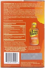 5 Hour Energy Shot Peach Mango Extra Strength 24 Ct Box 1.93 oz Bottles Five Hr