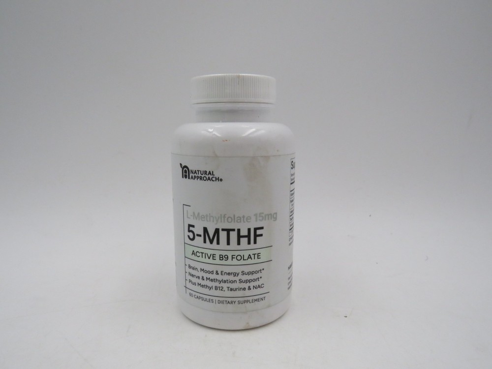 L-Methylfolate 15mg plus Methyl B12 D3 Taurine & NAC 5-MTHF Bioactive B9