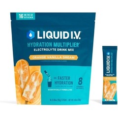 Liquid I.V. Hydration Multiplier Orange Vanilla Dream 16 Servings – 1 – 3Pack