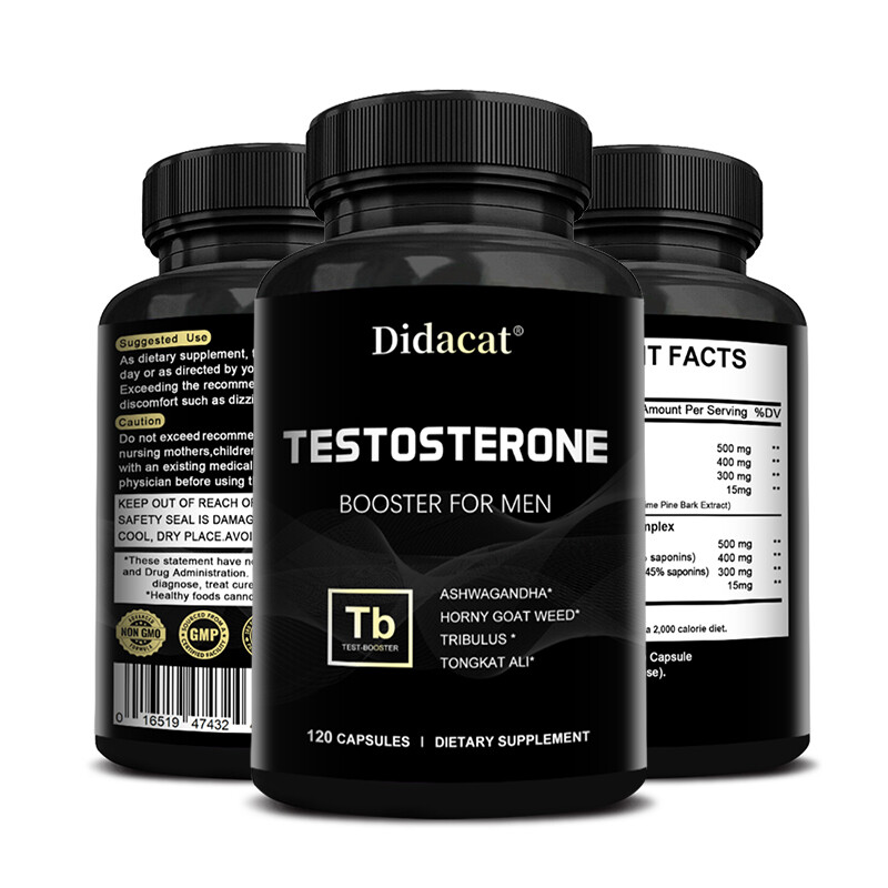 Testosteron Booster for Men, Energy & Endurance w/Horny Goat Weed Ashwagandha