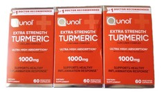 Lot Of 3 Qunol 1000 mg Medicinal herb/botanical Capsule Exp-4/2028+