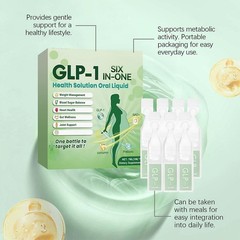 2PCS Six-in-One Health Solution Oral One Liquid, Bottle to Target It All