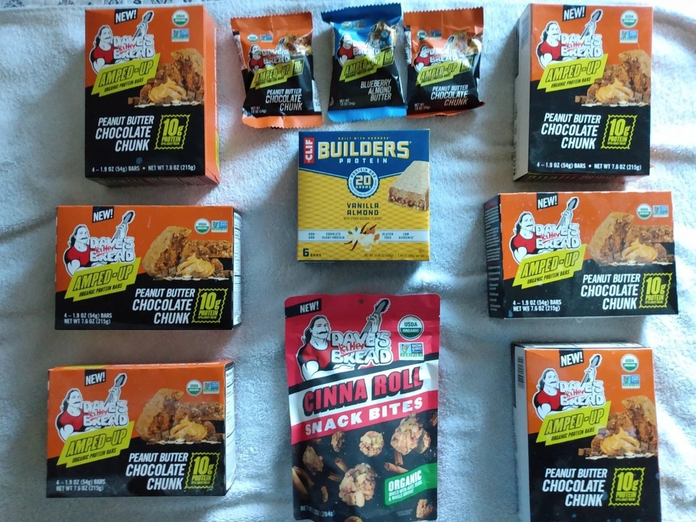 34-Dave’s Killer Bread Whey protein bars powder Peanut Butter Chocolate exp 4/27