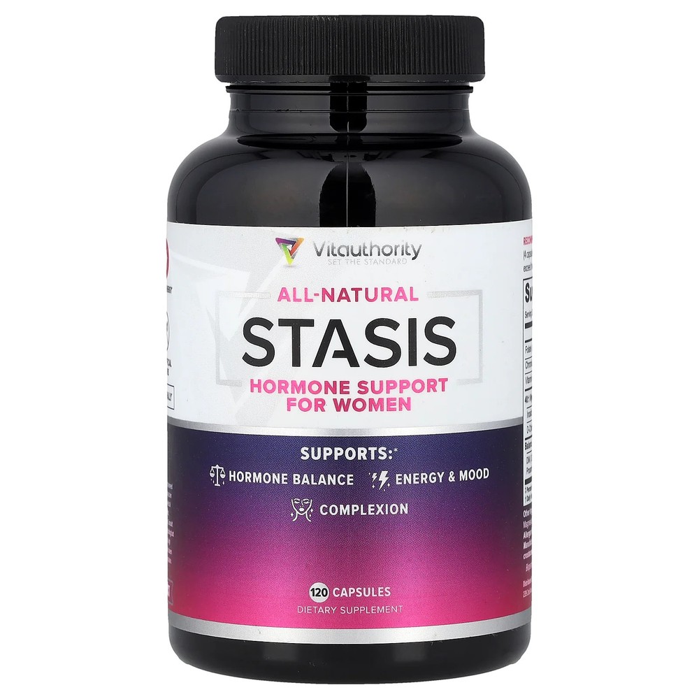 2 X Vitauthority, Stasis, Hormone Support For Women, 120 Capsules