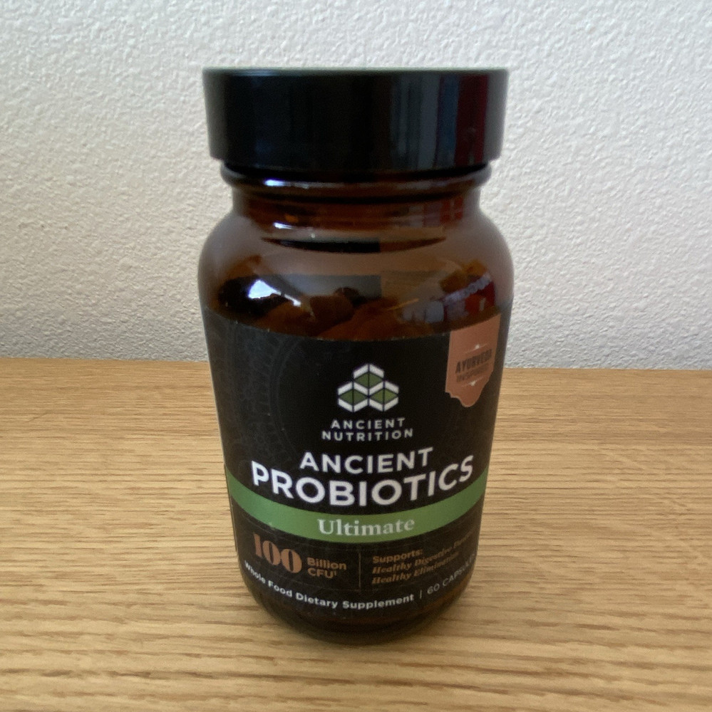 Ancient Nutrition Ancient Probiotics Ultimate 100 Billion CFU 60 Caps Non-GMO