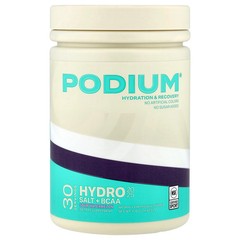 2 X Podium Nutrition, Hydro & Salt 2025 + BCAA, Sour Watermelon, 14.82 oz (420