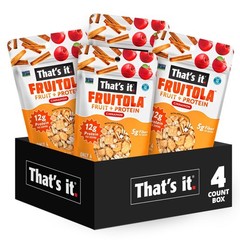 That’s it. Fruitola Fruit Granola – Cinnamon, 12g Plant-Based Protein, 5g Fiber