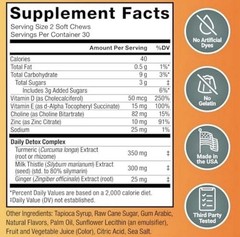 Force Factor Liver Detox + Cleanse Soft Chews Citrus Punch 60 ct Milk Thistle