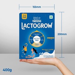 Nestle LACTOGROW Nutritious Milk Drink Powder, Biscuity Vanilla Flavour 04/27 fs