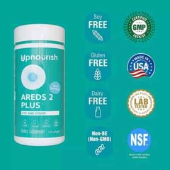 Upnourish AREDS 2+ – Advanced Eye Vitamin Supplement 120 Softgels