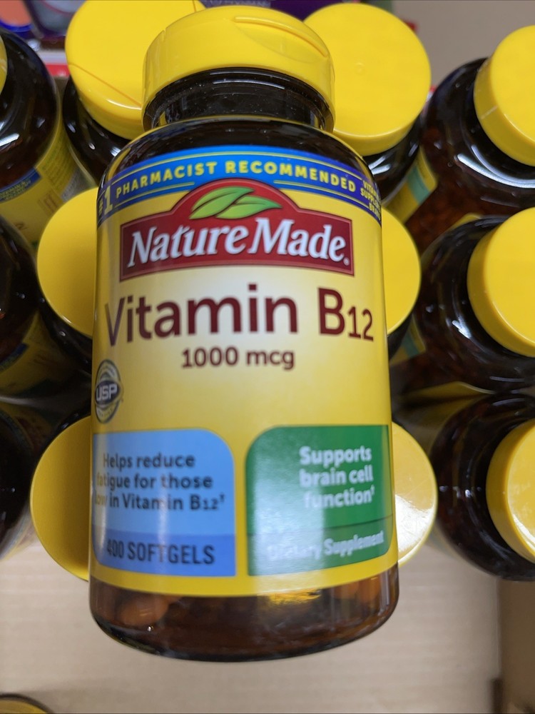 Nature Made Vitamin B12 1000mcg, 400 Softgels EXP Oct/2027