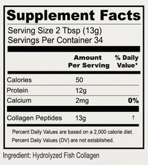 Anthony’s Hydrolyzed Marine Collagen Peptides, Gluten-Free Keto Friendly 1-Pound