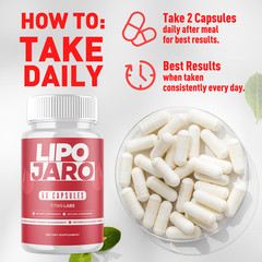 Lipojaro Advanced Formula Supplement to Support Digestion & Fitness 300 Capsules