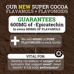3 PACK! Black Forest High Flavanol Cocoa Powder and Flavonoid Supplements 1200mg