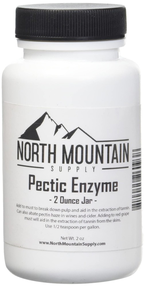Pectic Enzyme Powder for Fruit Wine and Juice – 2 Ounce Jar