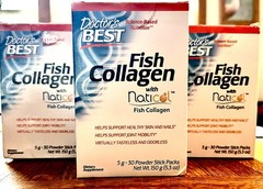 THREE DOCTOR’S BEST FISH COLLAGEN WITH NATICOL. TOTAL OF 90 5g STICK PACKS