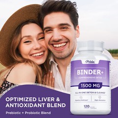Binder Detox 1500 mg – Protects Liver and Digestive Health, Antioxidant Support