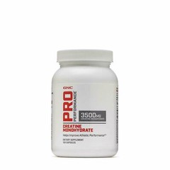 GNC ProPerformance Creatine Monohydrate 3500mg 120 Capsules(EXP:04/2027)