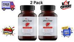 2 Pack UpWellness Ultra Liver Supplement For Liver Health And Gallbladder Suppor