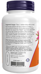 NOW Foods Niacinamide 1000mg 90 Tabs Vitamin B-3, No Flush 10/2025EXP