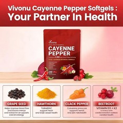 3/2PACK Cayenne Pepper Softgels Supplement – 240 Capsules NEW FREE SHIP