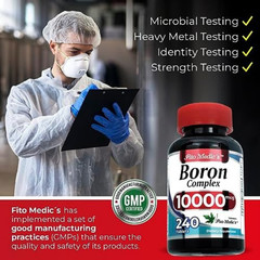 Lab | Boron |10 Mg | 240 Servings | Boron Supplement for Men | Boron | USA Stock
