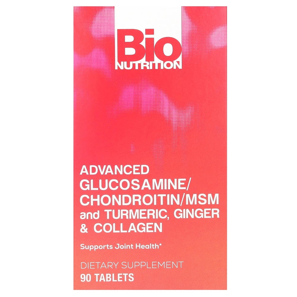 2 X Bio Nutrition, Advanced Glucosamine/Chondroitin/MSM and Turmeric, Ginger &
