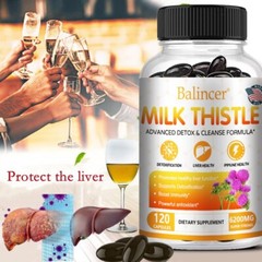 Milk Thistle 3500mg Maximum Strength, 30/60/120 Vegetarian Capsules